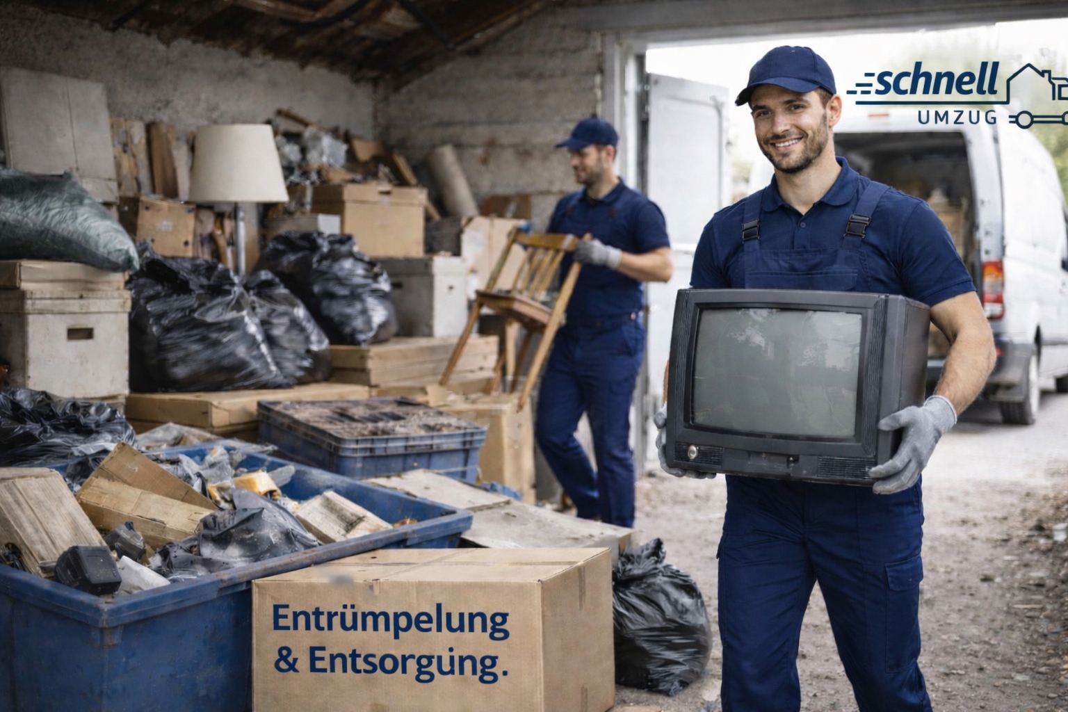 Entrümpelung und Entsorgung mit Schnell Umzug
